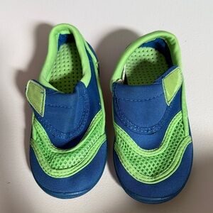 Blue and Green Kids Shoes